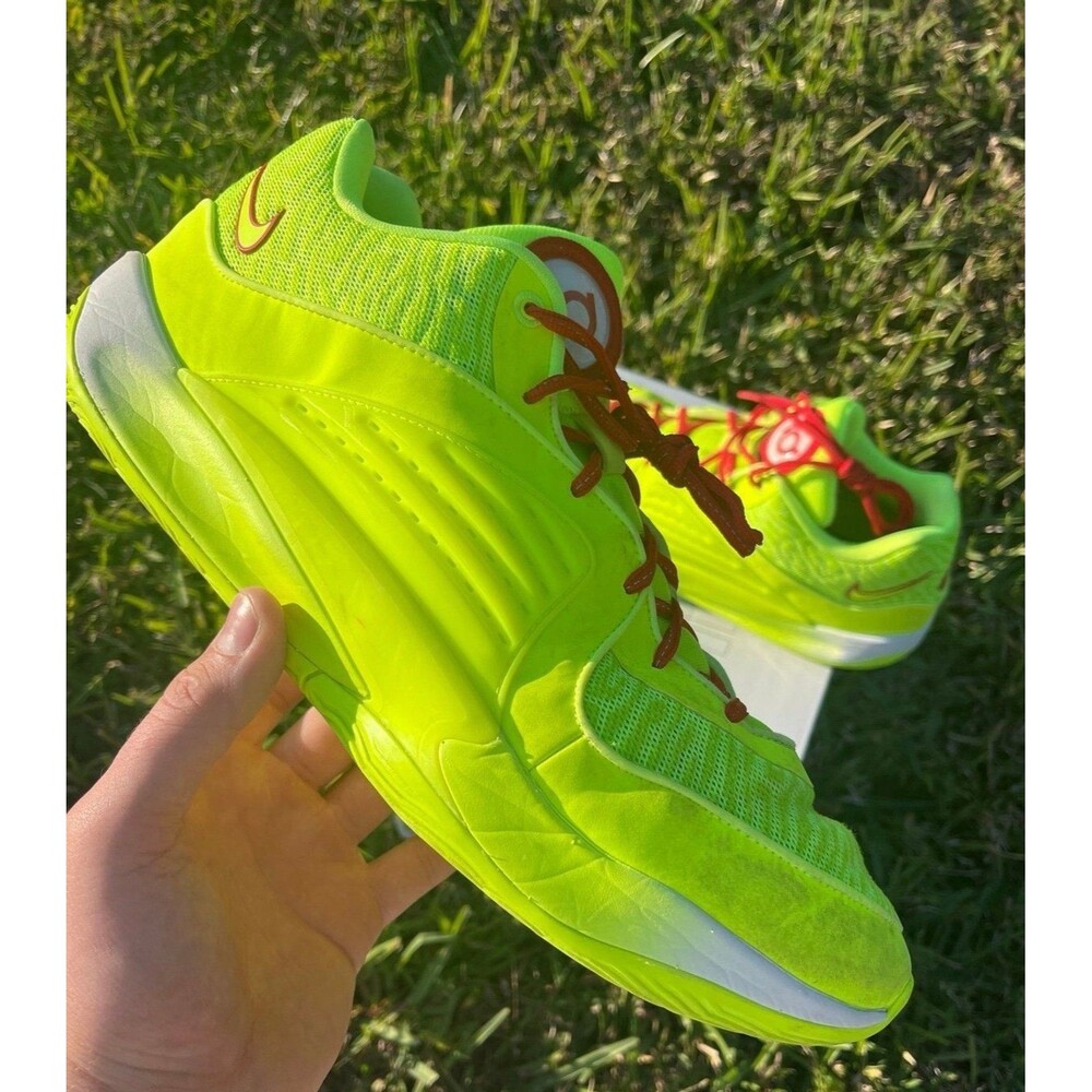 Nike KD 16 NBY Grinch Neon Green Basketball Shoes Mens 14